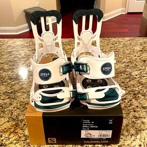 Salomon Spell Snowboard Bindings — Like New — Only Used Once — Size: M